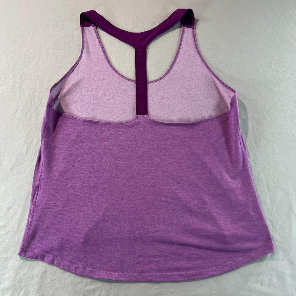 Nike Dri-FIT Women's Racerback Tank Top Purple Sleeveless Athletic Shirt Size‎ M - Picture 2 of 6